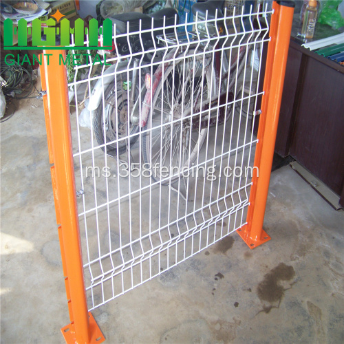 Keselamatan Tinggi Perimeter Villa dikimpal Wire Mesh Pagar